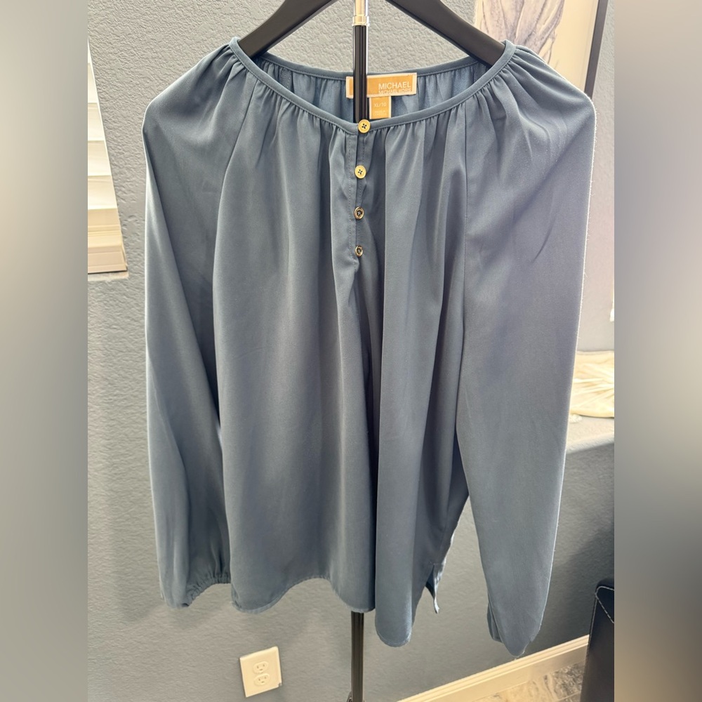 Michael Kors Blue Blouse